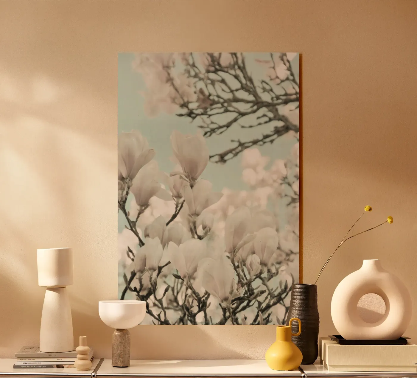 magnolia tree acrylic glass by Visuelle Poesie am Wegesrand