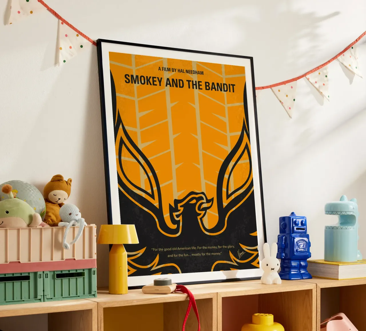 No398 My smokey and the bandits minimal movie poster poster da Chungkong
