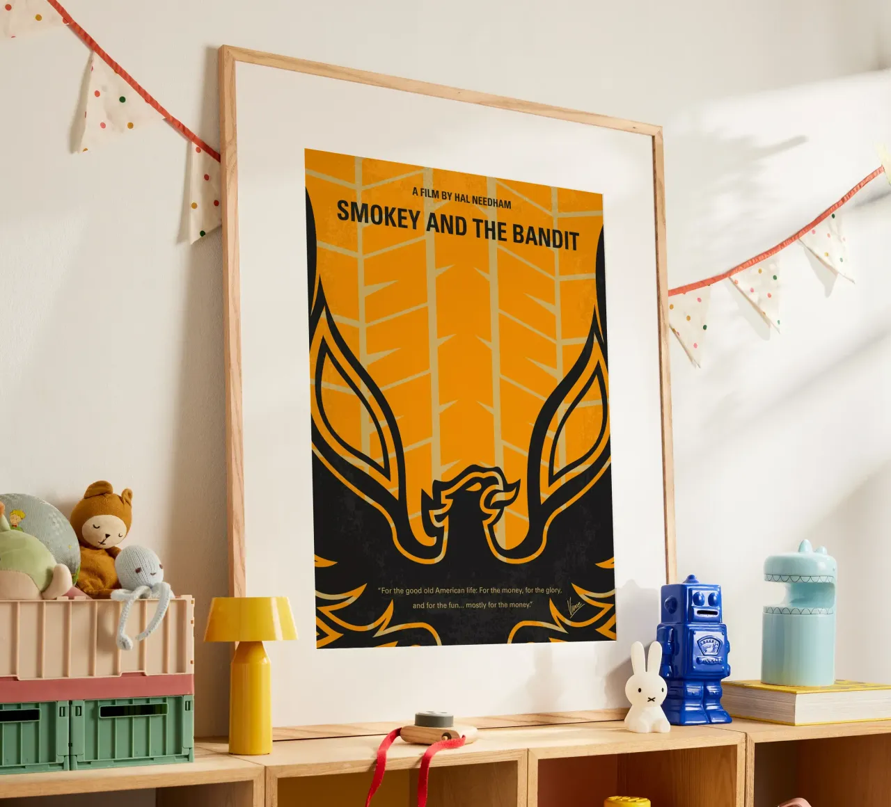 No398 My smokey and the bandits minimal movie poster poster da Chungkong