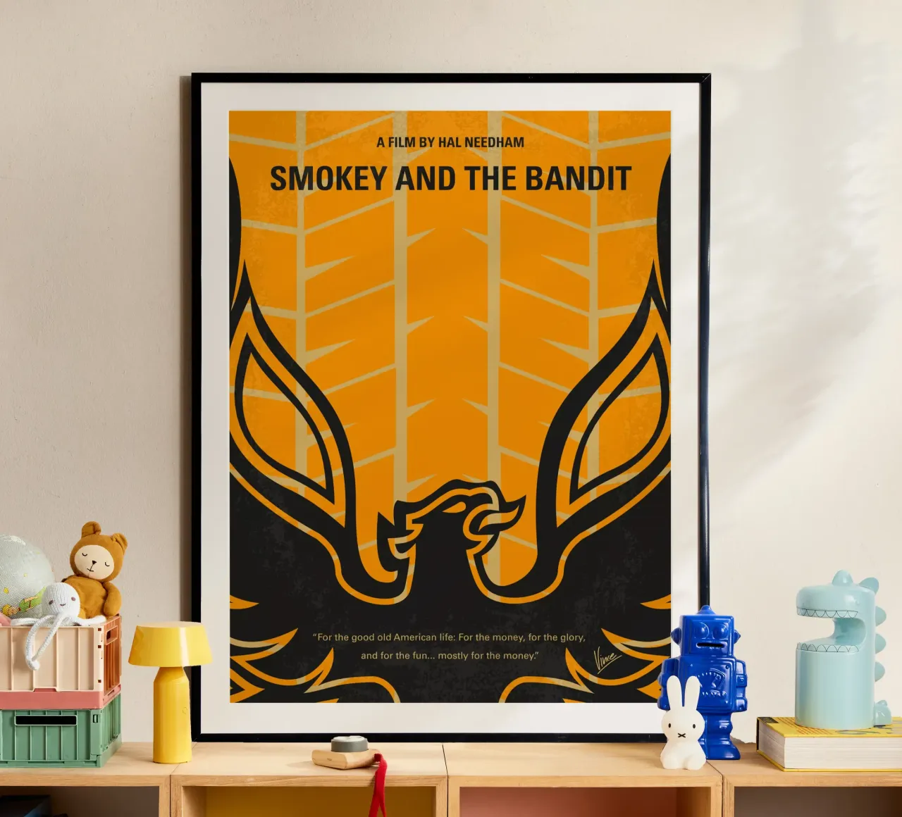 No398 My smokey and the bandits minimal movie poster poster da Chungkong