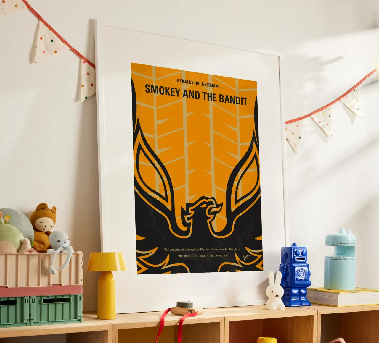 No398 My smokey and the bandits minimal movie poster poster da Chungkong