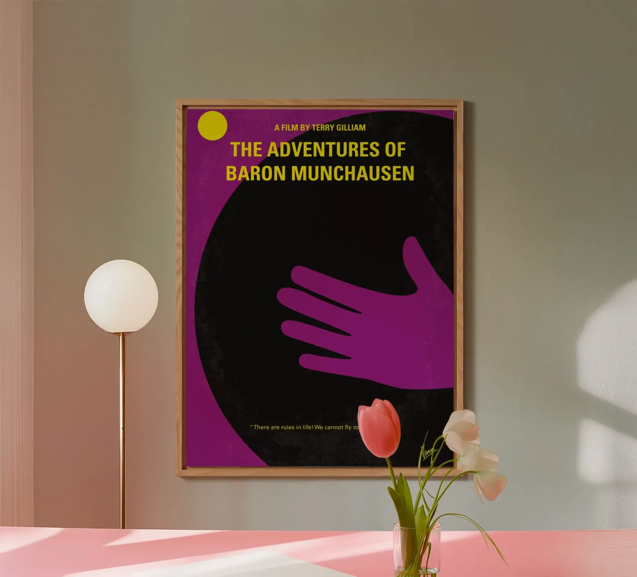 No399 My Baron von munchhausen minimal movie poster forex plate by Chungkong