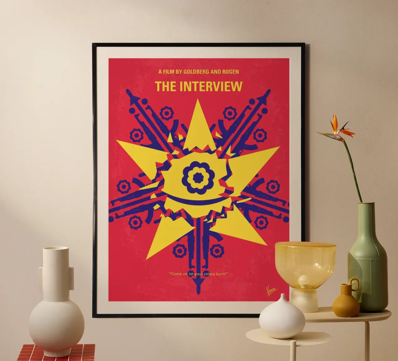 No400 My The Interview minimal movie poster poster da Chungkong