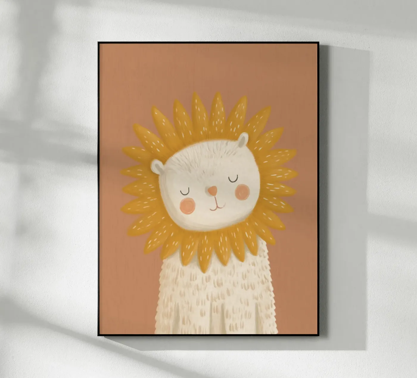 Leone del sole plexiglass da Lille Verden