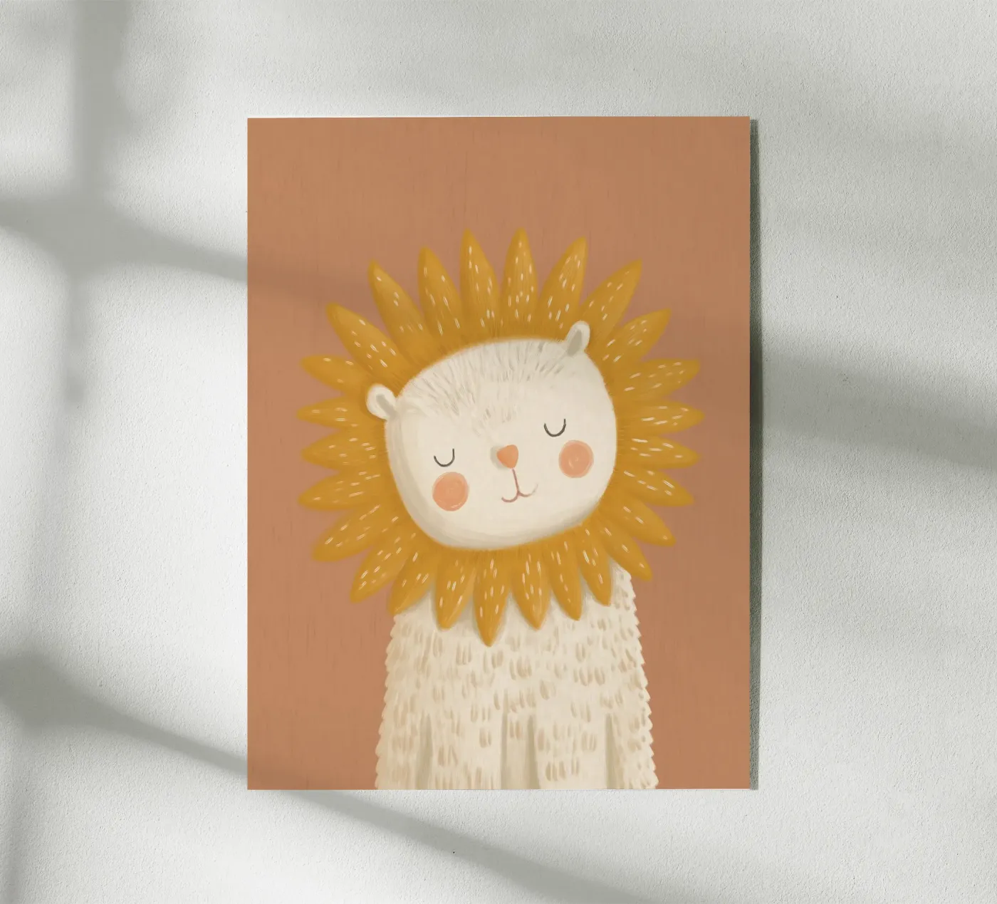 Leone del sole plexiglass da Lille Verden