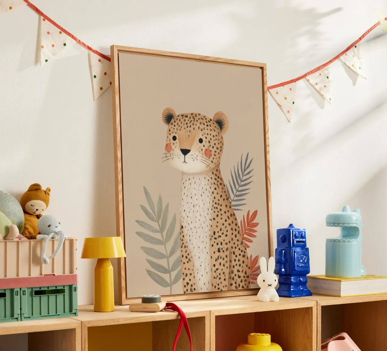 Gentle Leopard plexiglas de Lille Verden