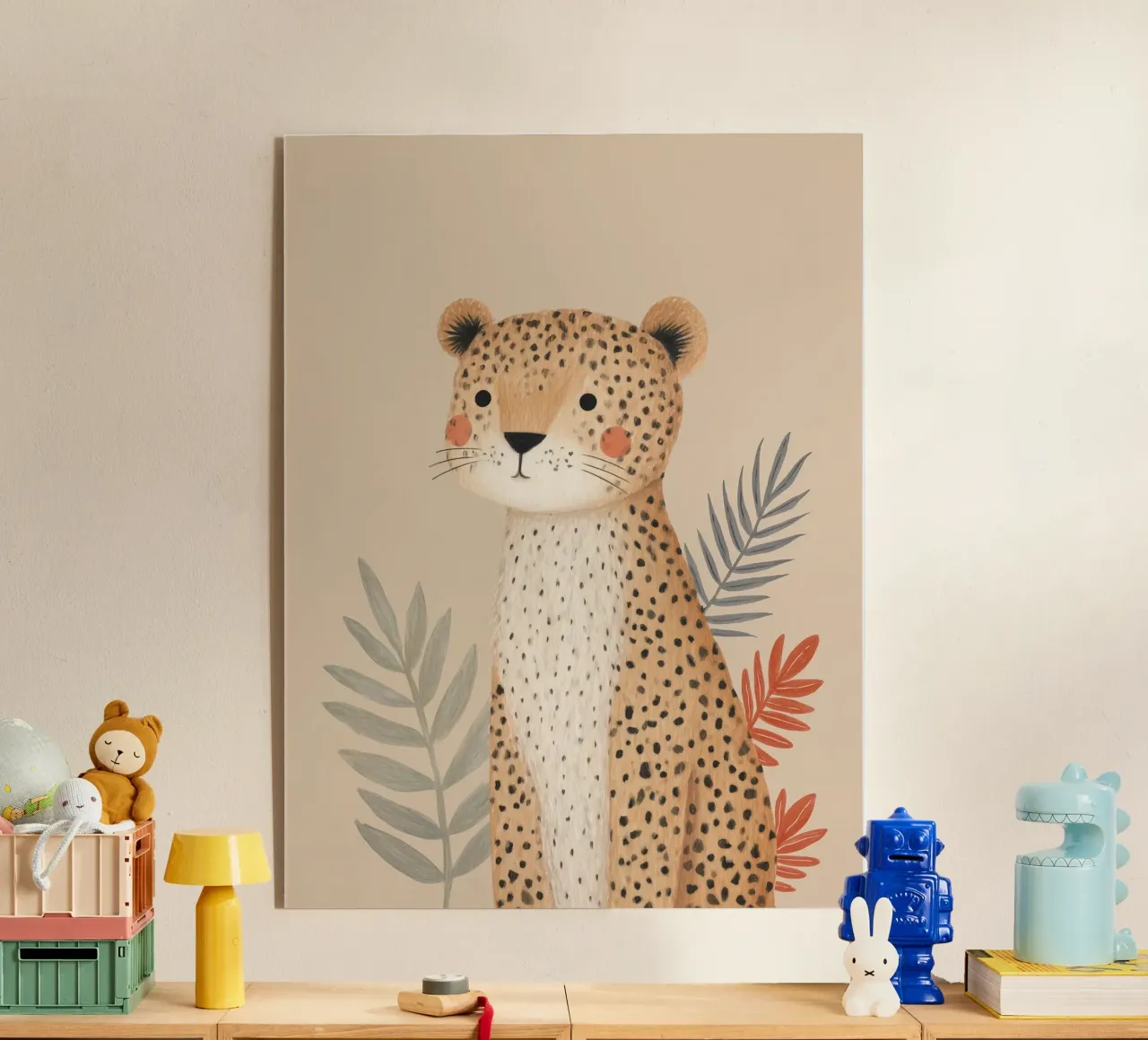 Gentle Leopard plexiglas de Lille Verden