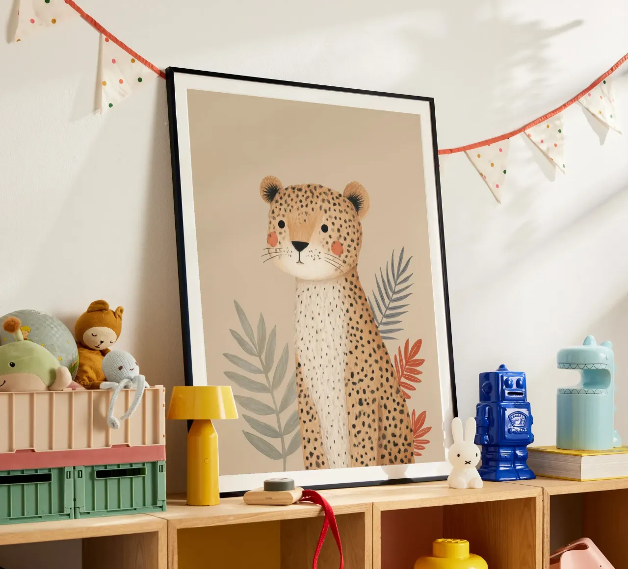 Gentle Leopard poster da Lille Verden