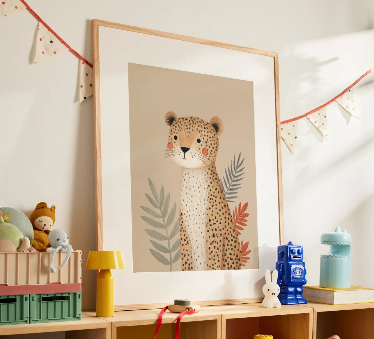 Gentle Leopard poster da Lille Verden