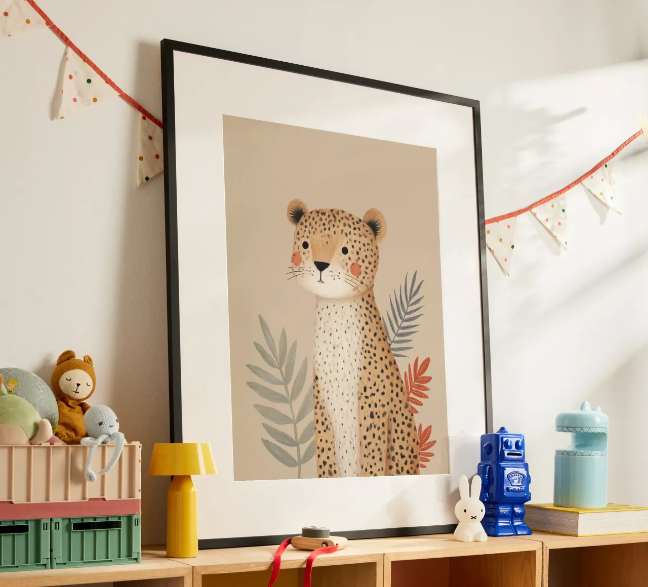 Gentle Leopard poster da Lille Verden