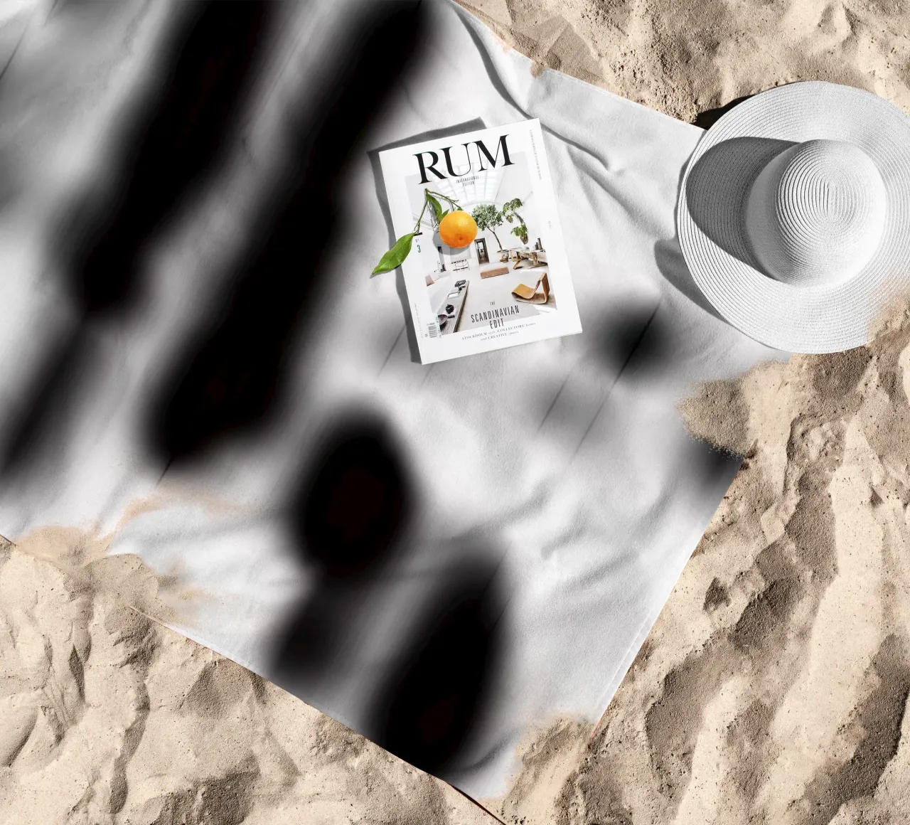 Foreground beach towel by Studio B