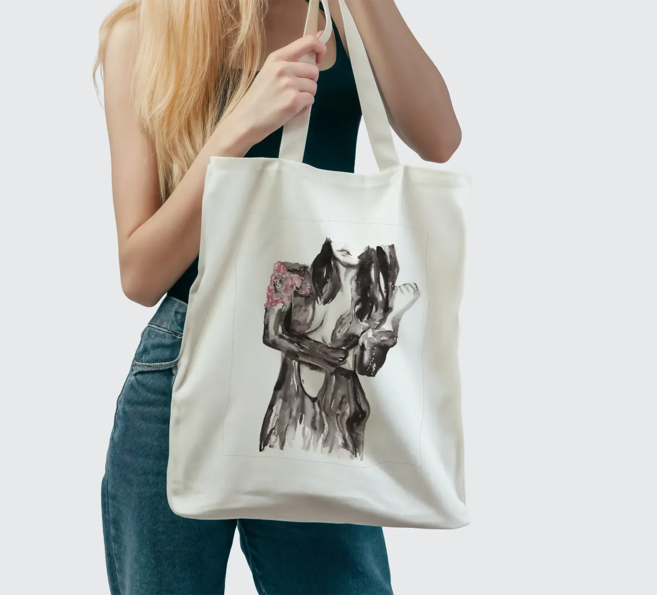 Ms Snellenburg borsa in juta da Victoria Verbaan