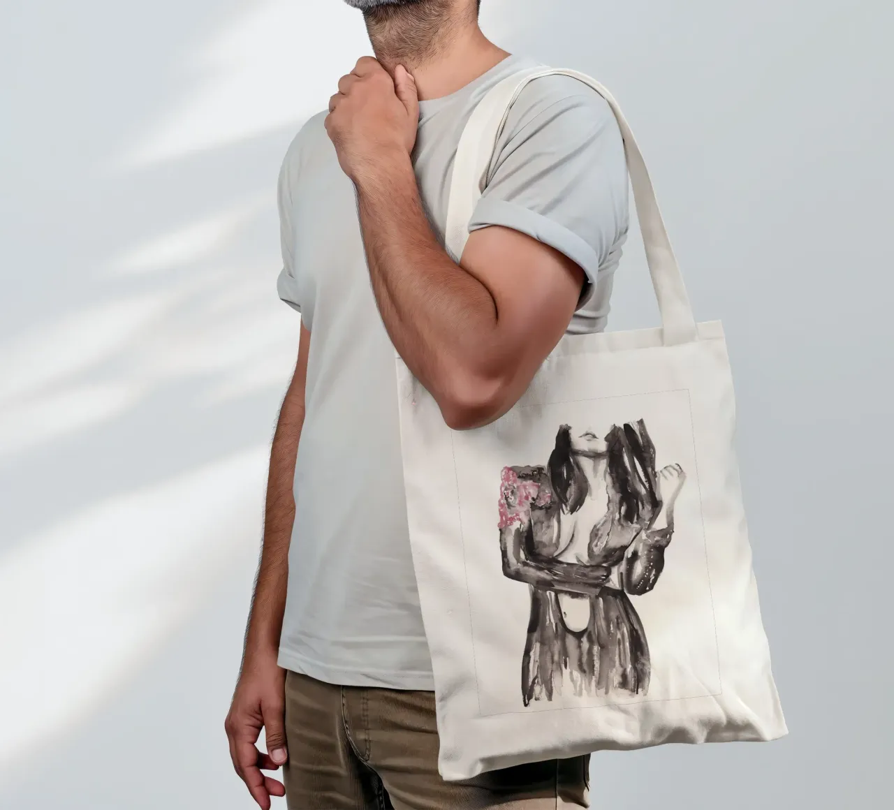 Ms Snellenburg borsa in juta da Victoria Verbaan
