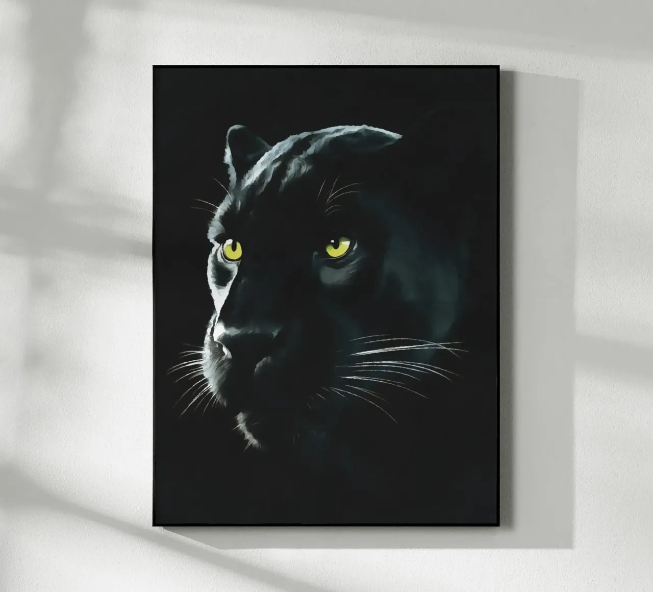 Una pantera nera plexiglass da Fred-Graph