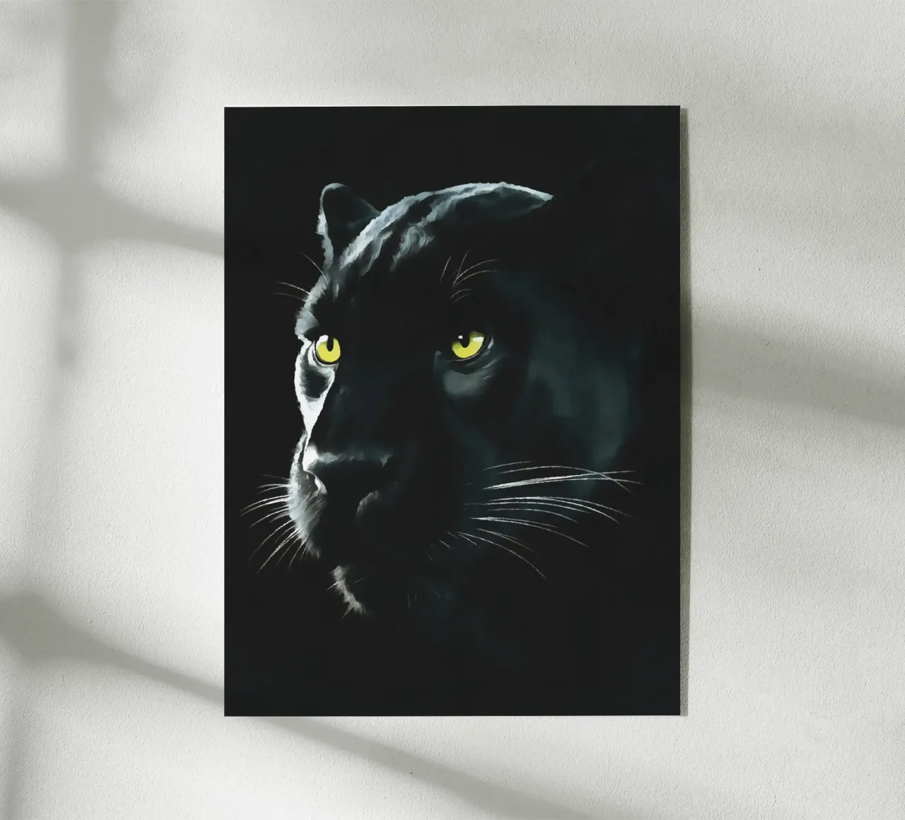 Una pantera nera plexiglass da Fred-Graph