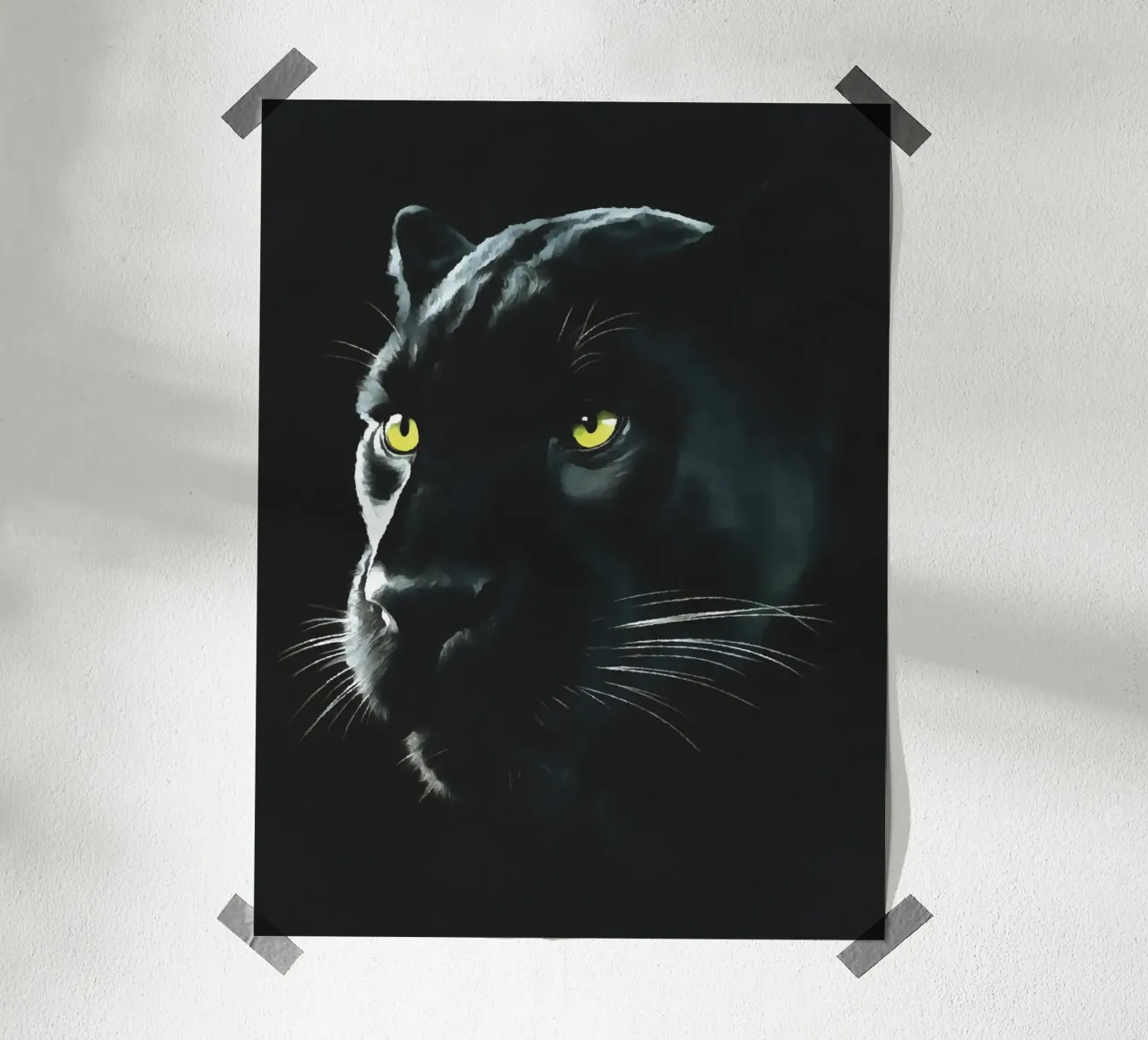 Una pantera nera poster da Fred-Graph