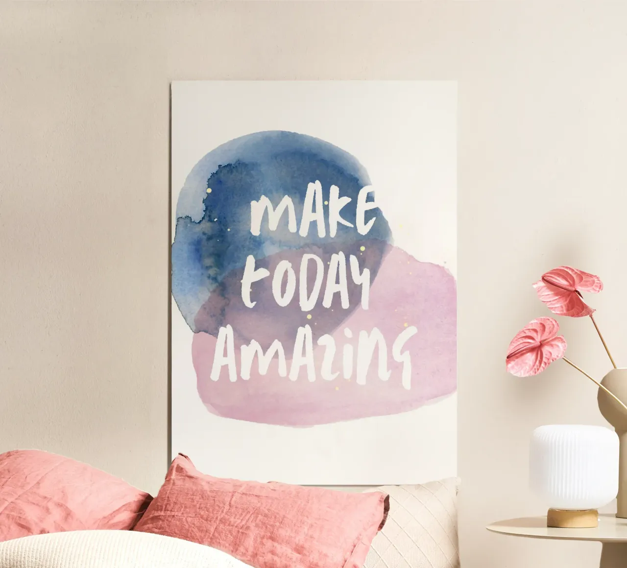 make today amazing poster da Quotes on walls