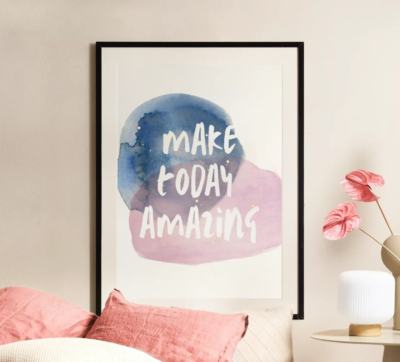 make today amazing poster da Quotes on walls