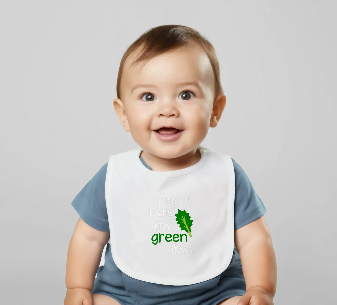 Don't kale my green vibes bavaglino da mygreenvalue