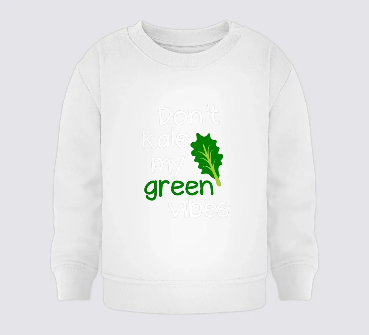 Don't kale my green vibes felpa neonato da mygreenvalue
