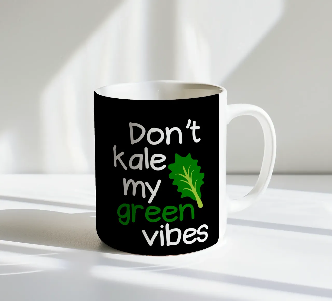 Don't kale my green vibes tazza in ceramica da mygreenvalue