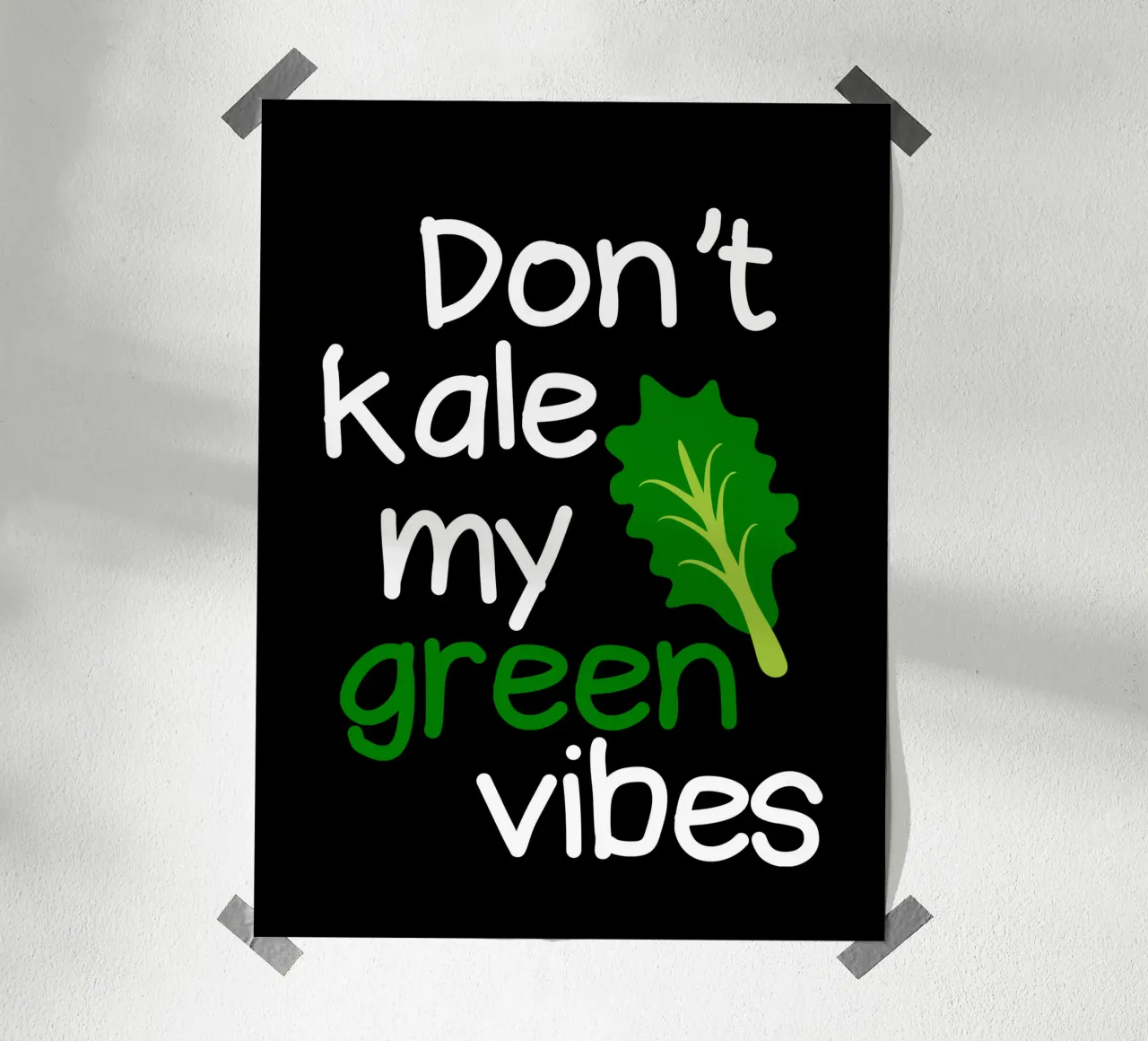 Don't kale my green vibes carta hahnemühle da mygreenvalue