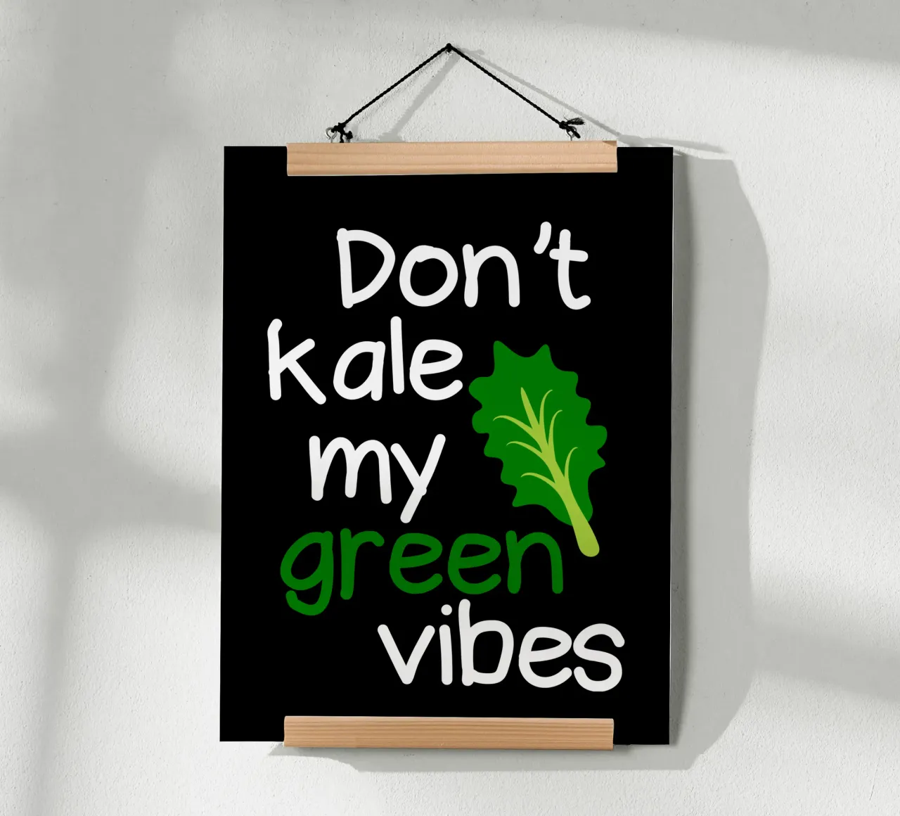 Don't kale my green vibes carta hahnemühle da mygreenvalue