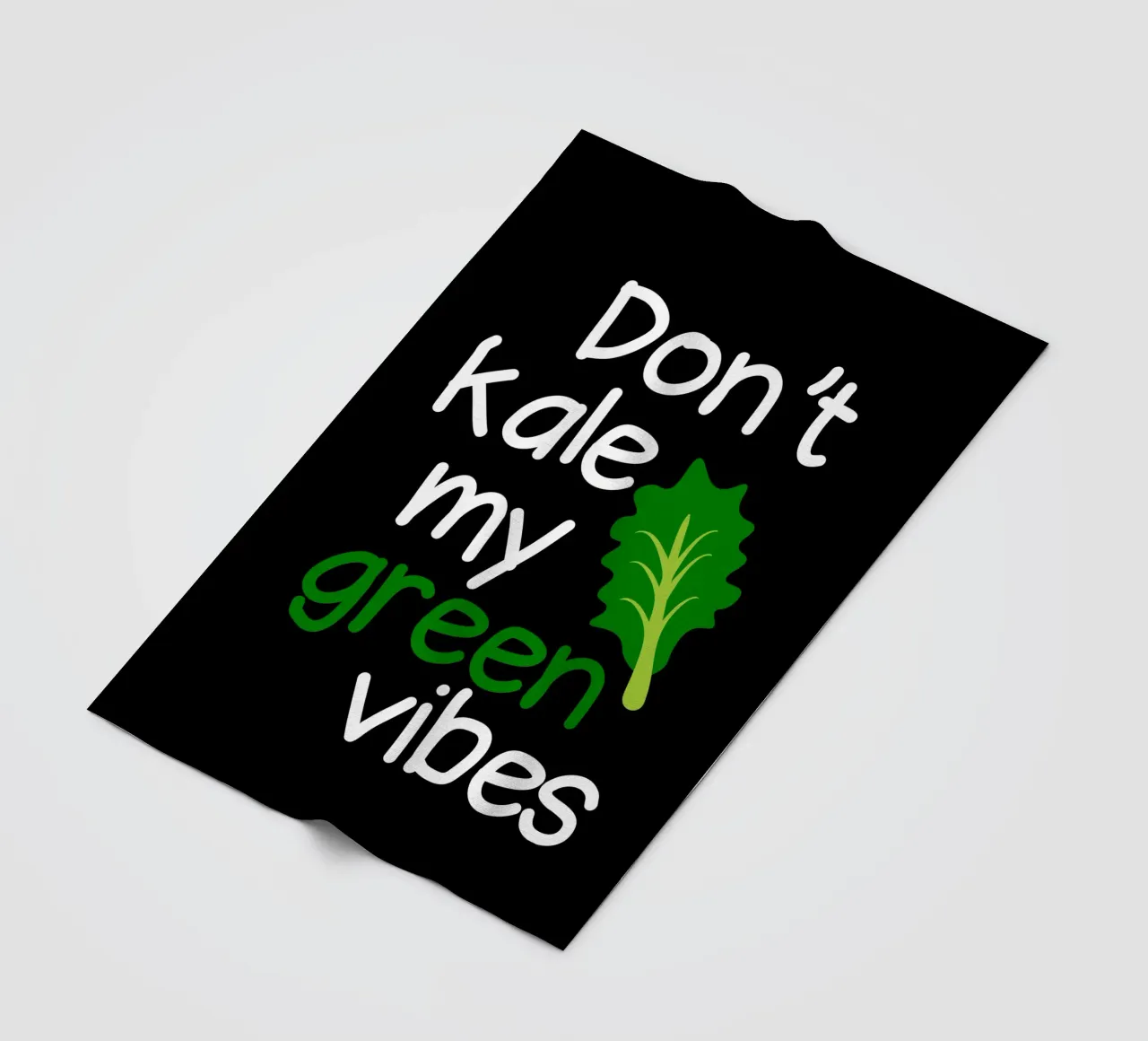 Don't kale my green vibes coperta in pile da mygreenvalue