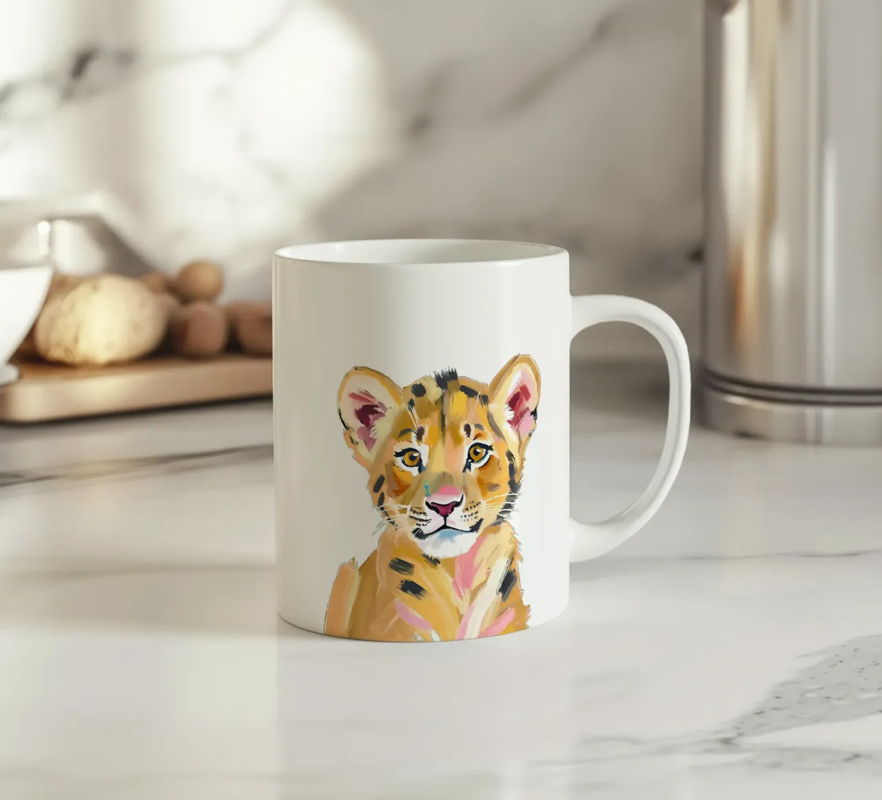 Kleiner Löwe tazza in ceramica da Ohkimiko