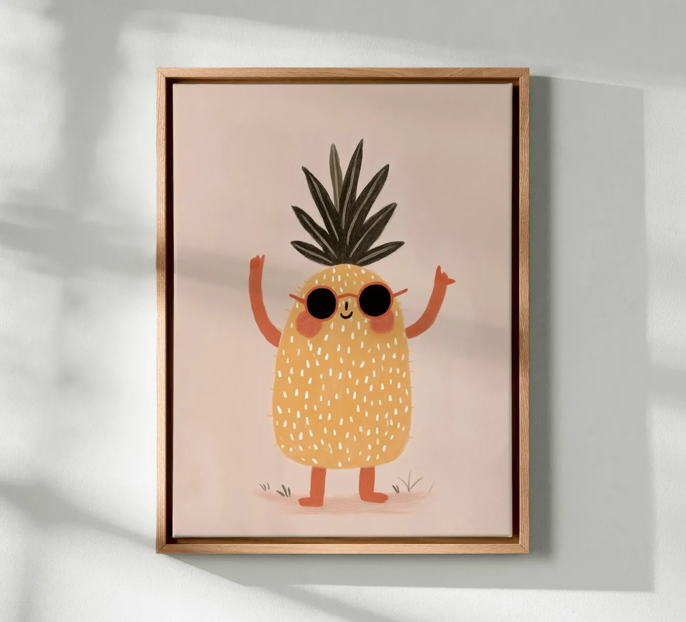 Cool Pineapple canvas van Lille Verden