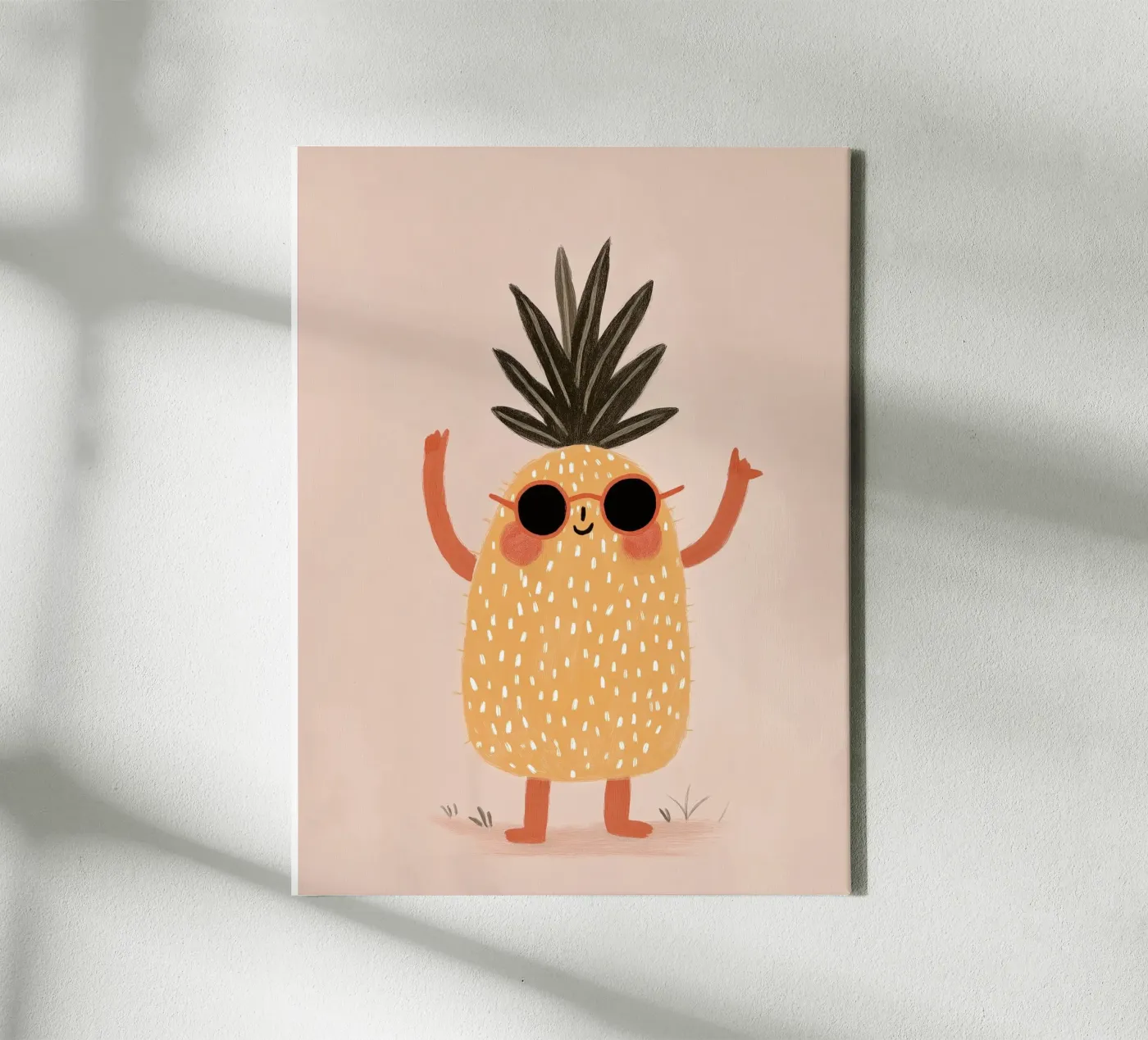 Cool Pineapple canvas van Lille Verden