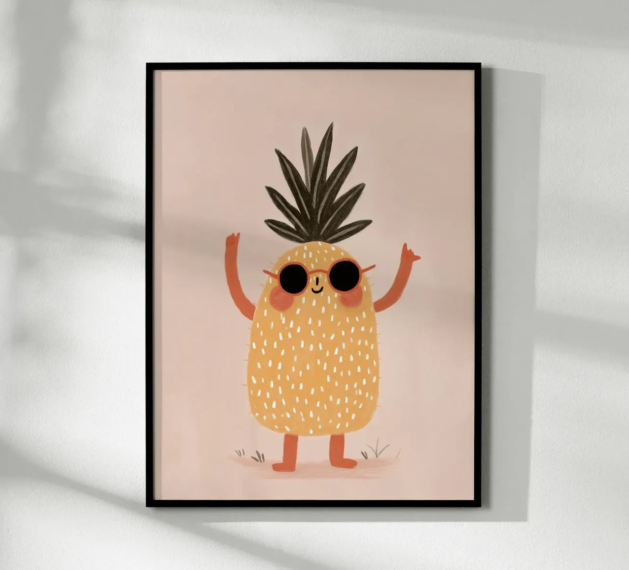 Cool Pineapple poster by Lille Verden