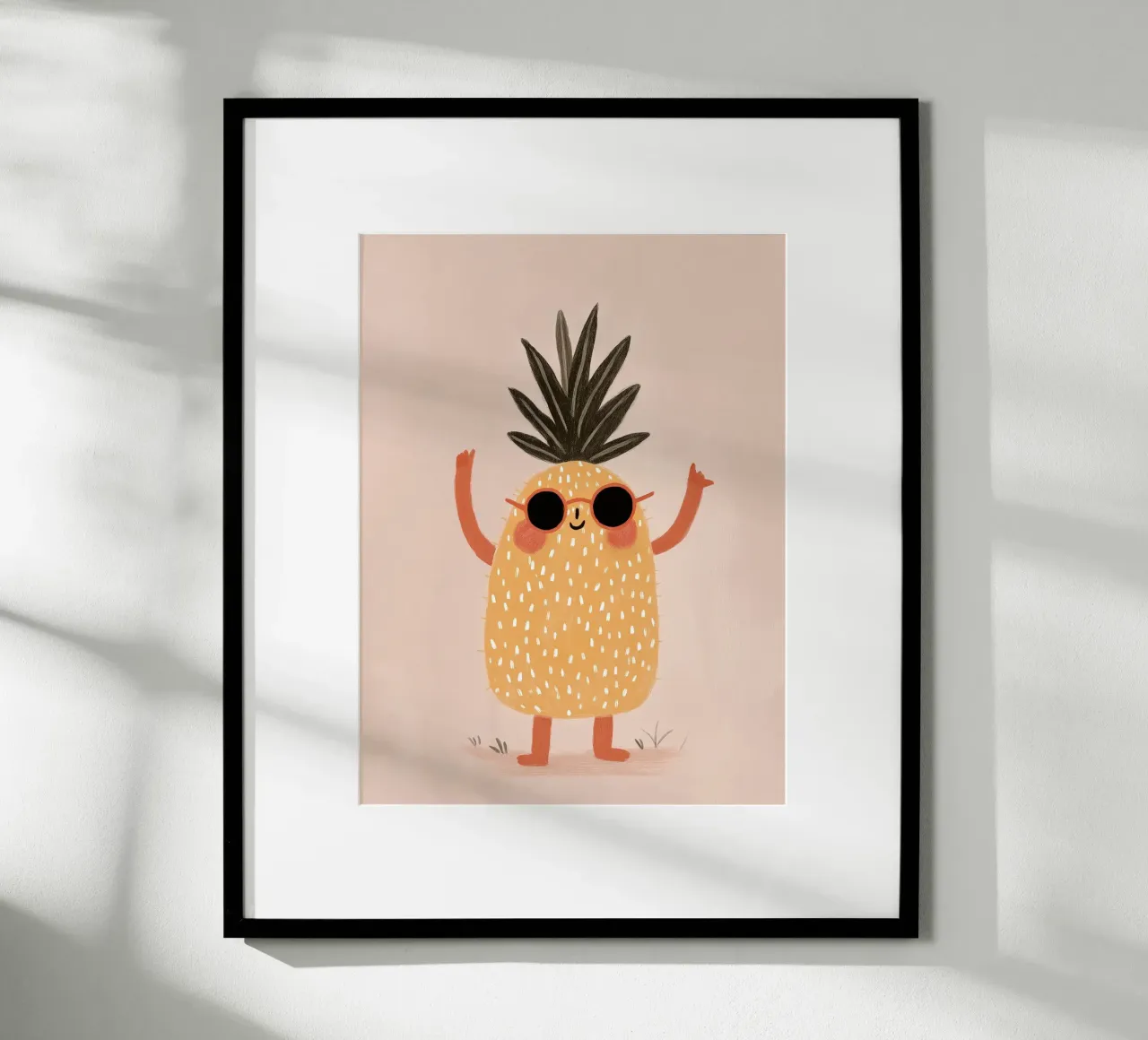 Cool Pineapple poster by Lille Verden