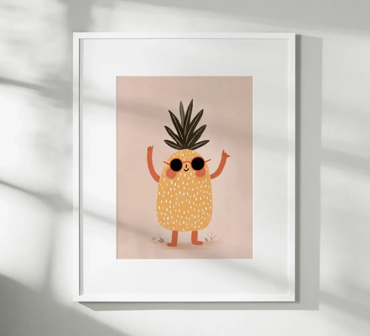 Cool Pineapple poster by Lille Verden