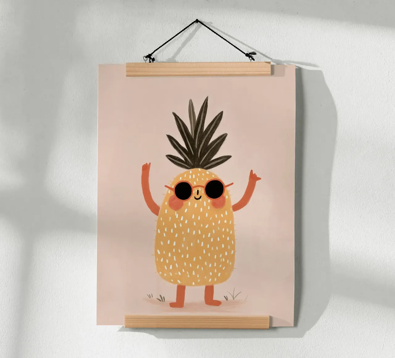 Cool Pineapple poster by Lille Verden