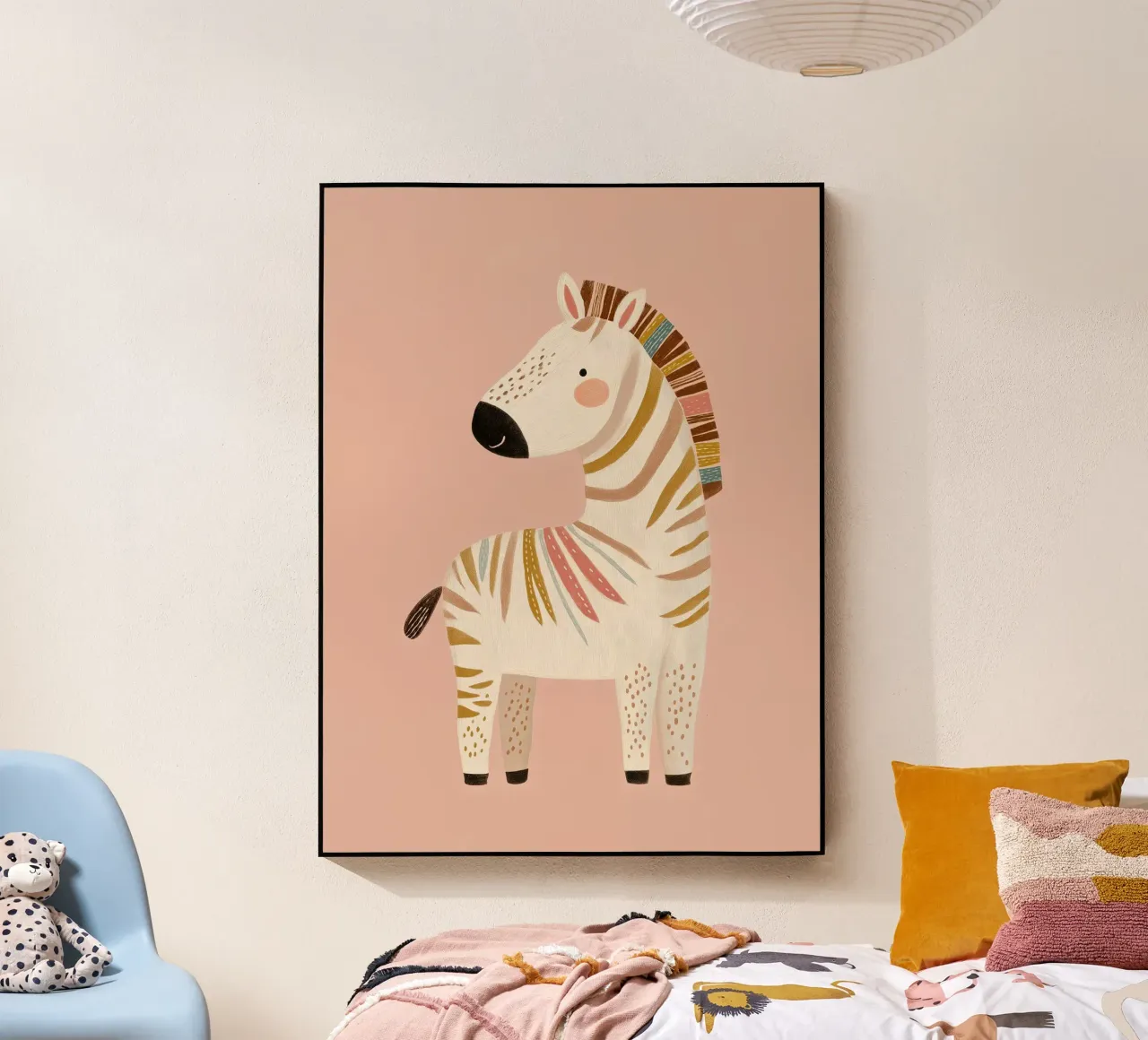 Zebra arcobaleno plexiglass da Lille Verden