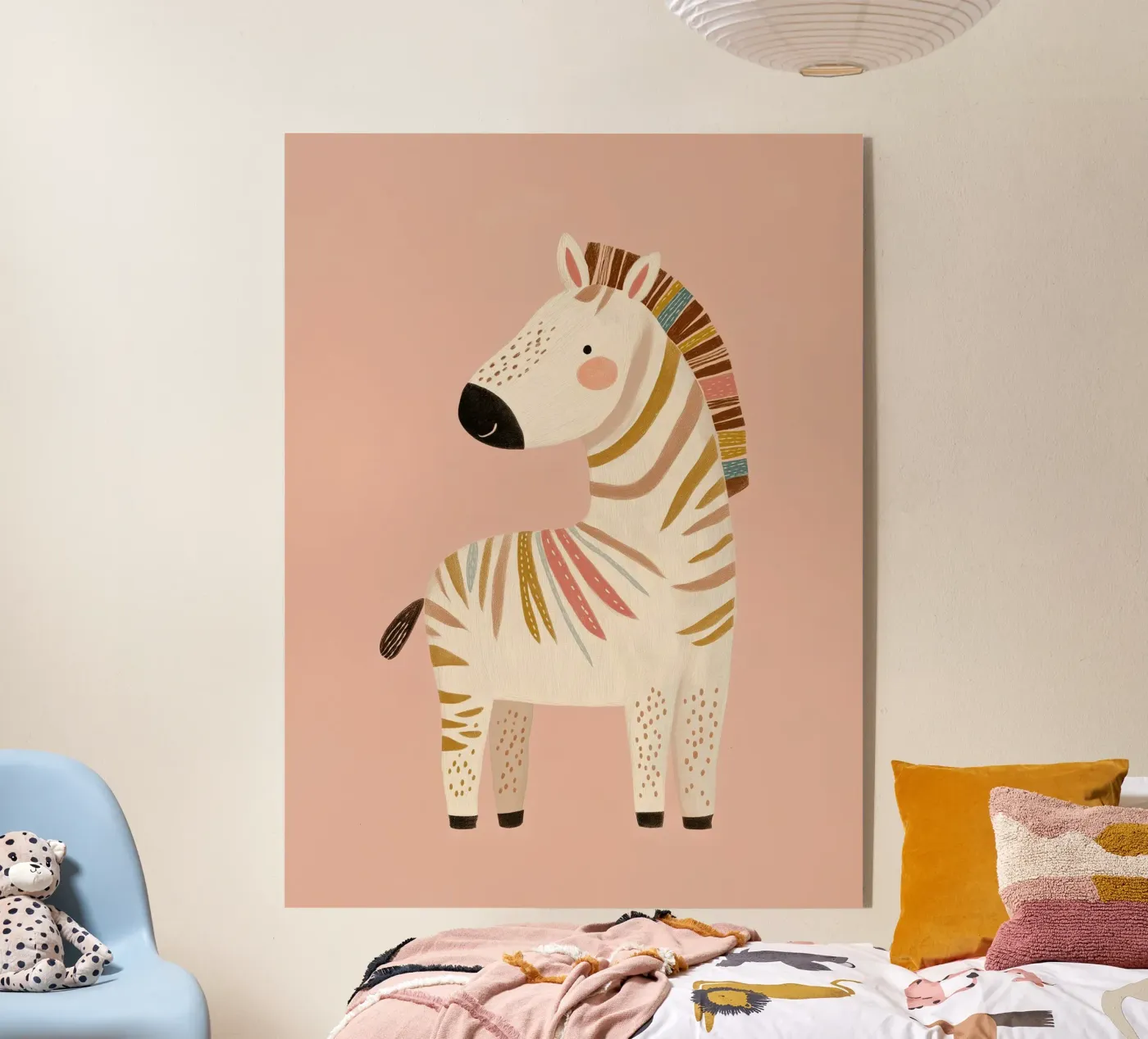 Zebra arcobaleno plexiglass da Lille Verden