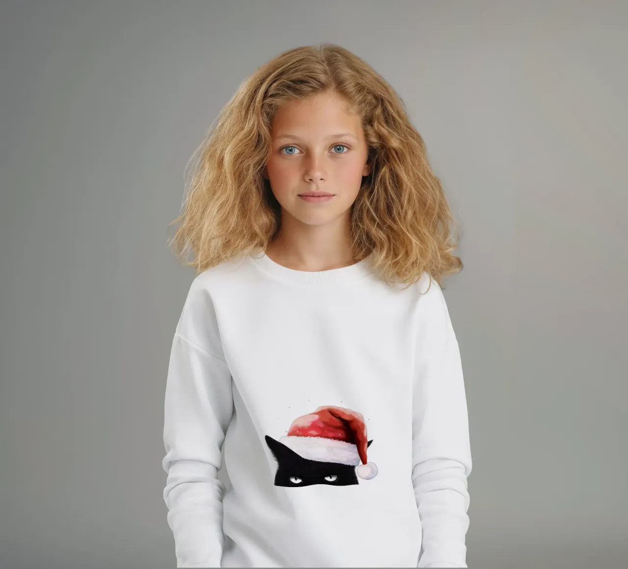 Slechte Kerstman kinder sweatshirt van valeriyakorenkova