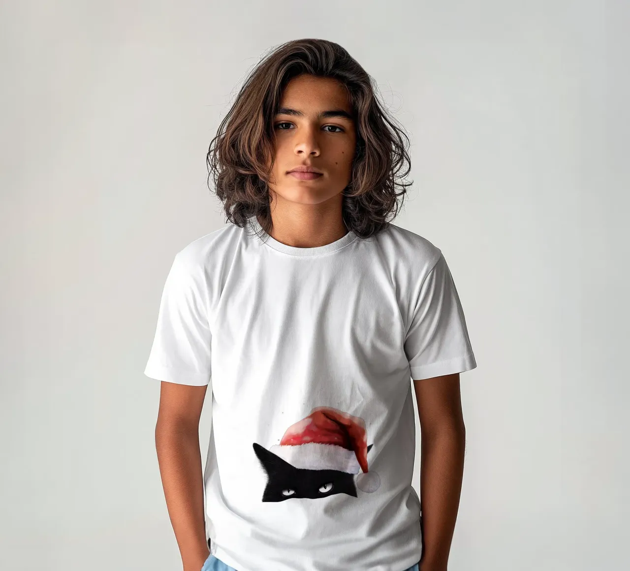 Bad Santa kids t-shirt by valeriyakorenkova
