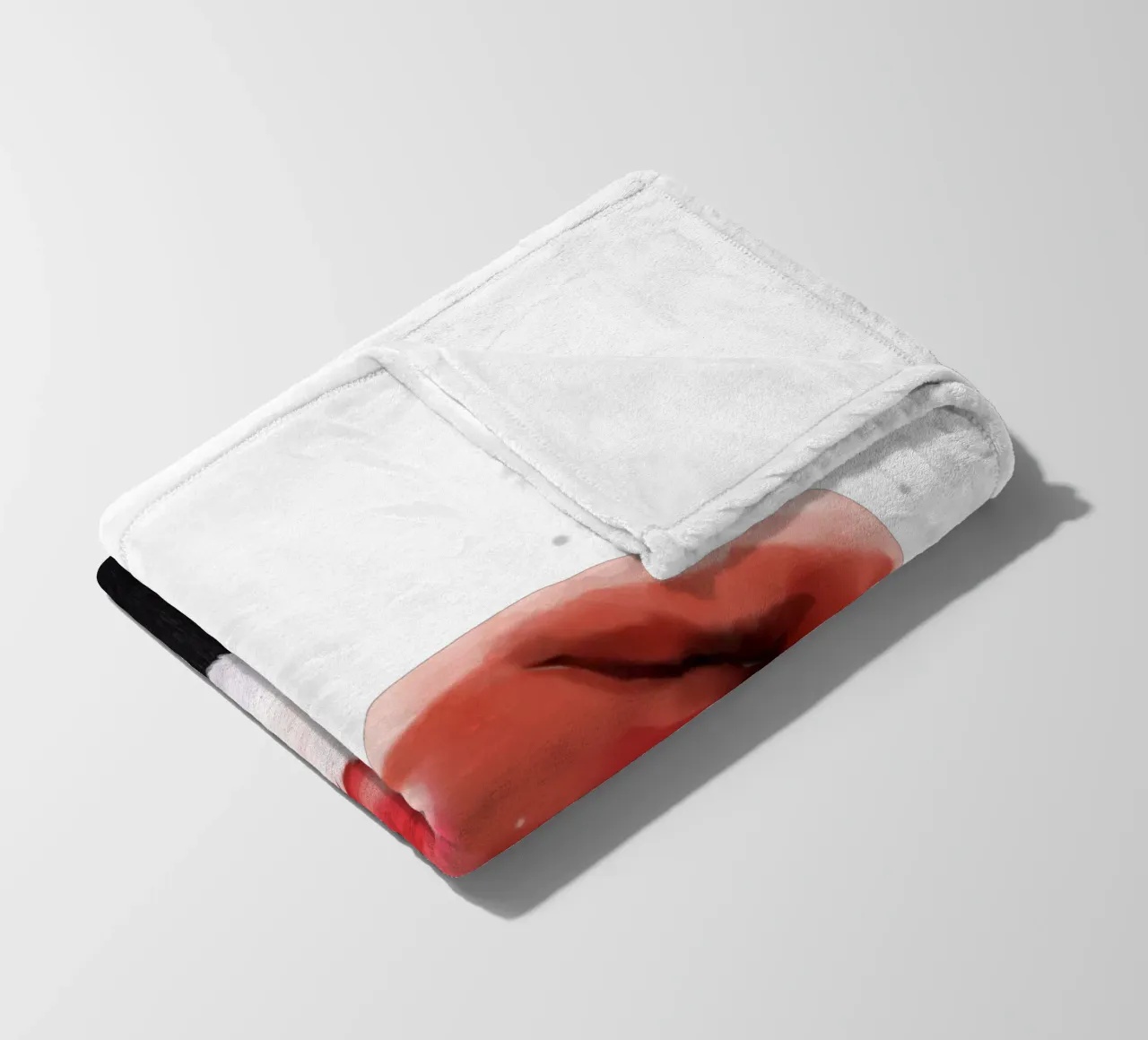 Bad Santa fleece blanket by valeriyakorenkova