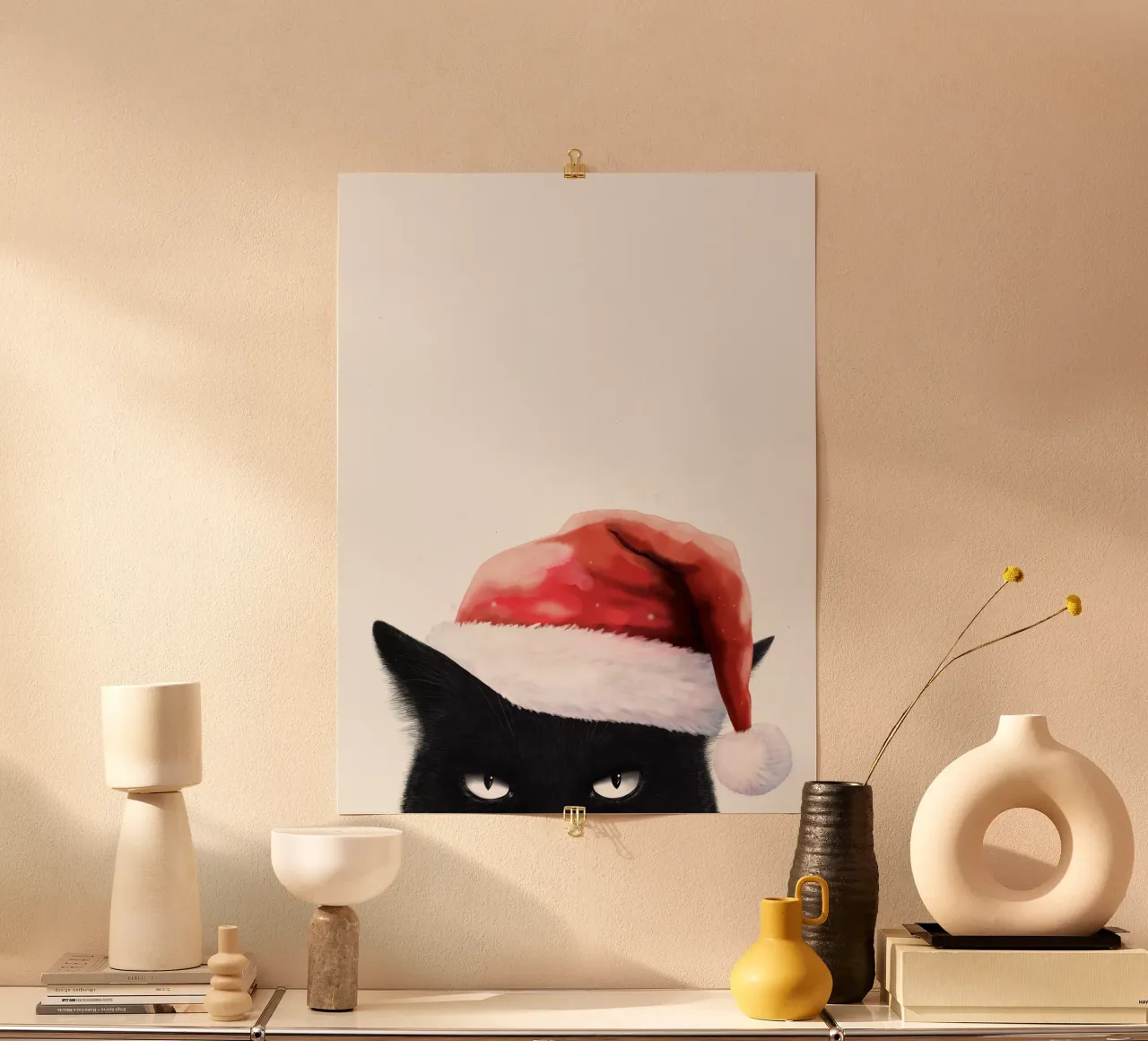 Bad Santa carta hahnemühle da valeriyakorenkova