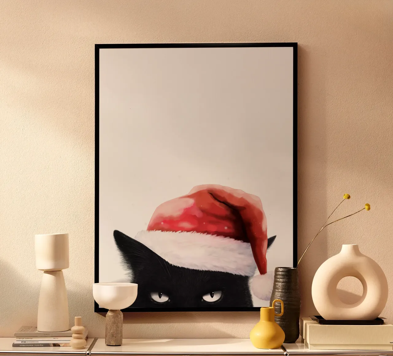 Bad Santa carta hahnemühle da valeriyakorenkova