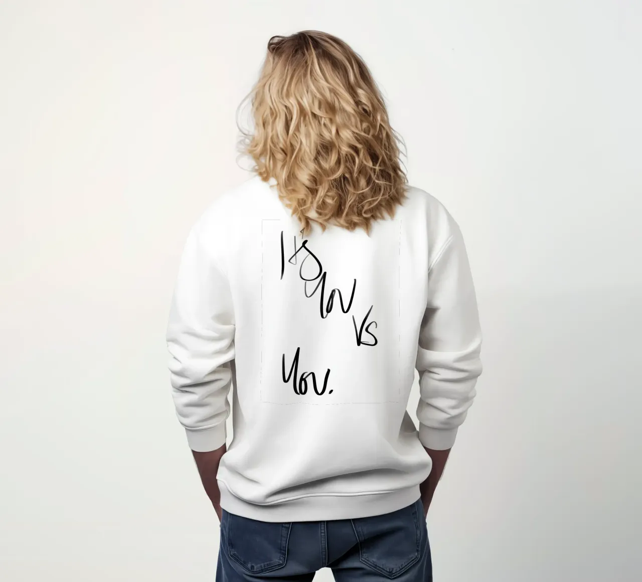 Tú contra tú sudadera de Studio B