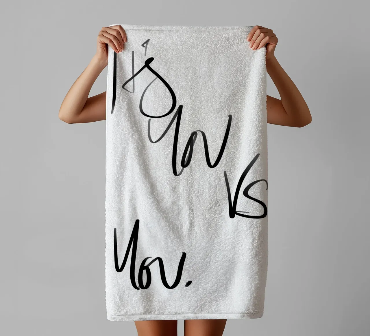 C'est vous contre vous serviette de bain de Studio B