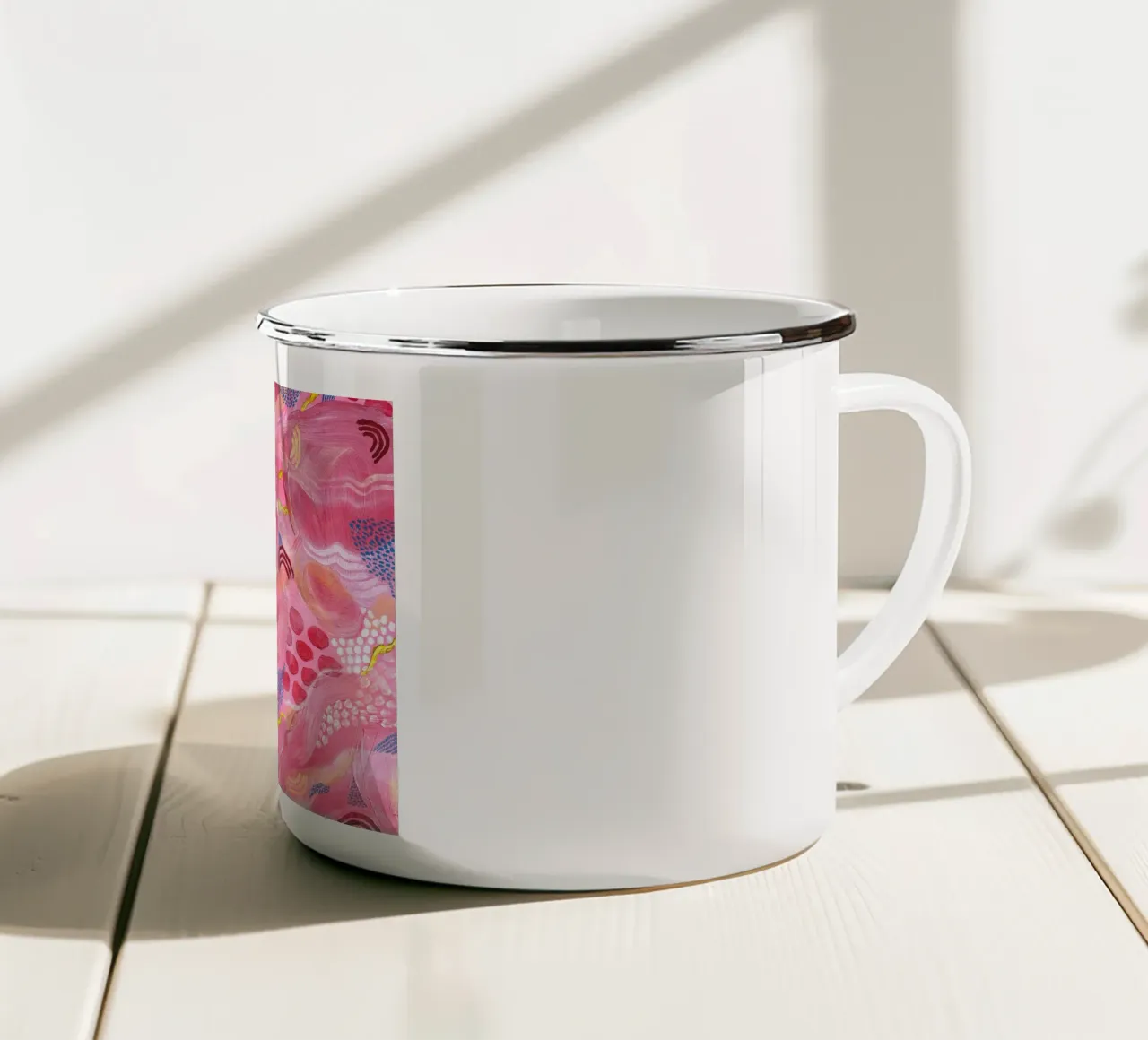 Marshmallow tazza in smalto da Laura O'Connor