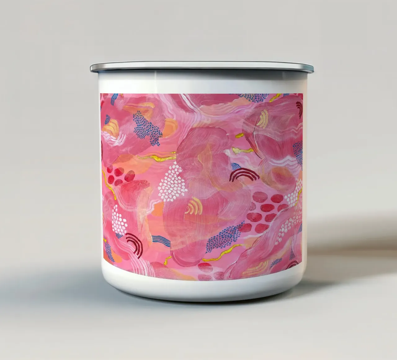 Marshmallow tazza in smalto da Laura O'Connor
