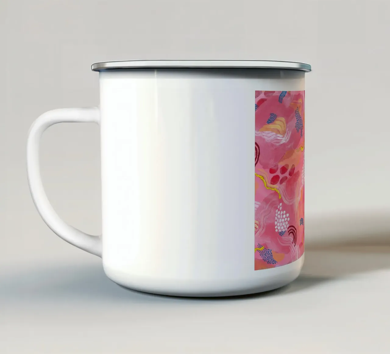 Marshmallow tazza in smalto da Laura O'Connor
