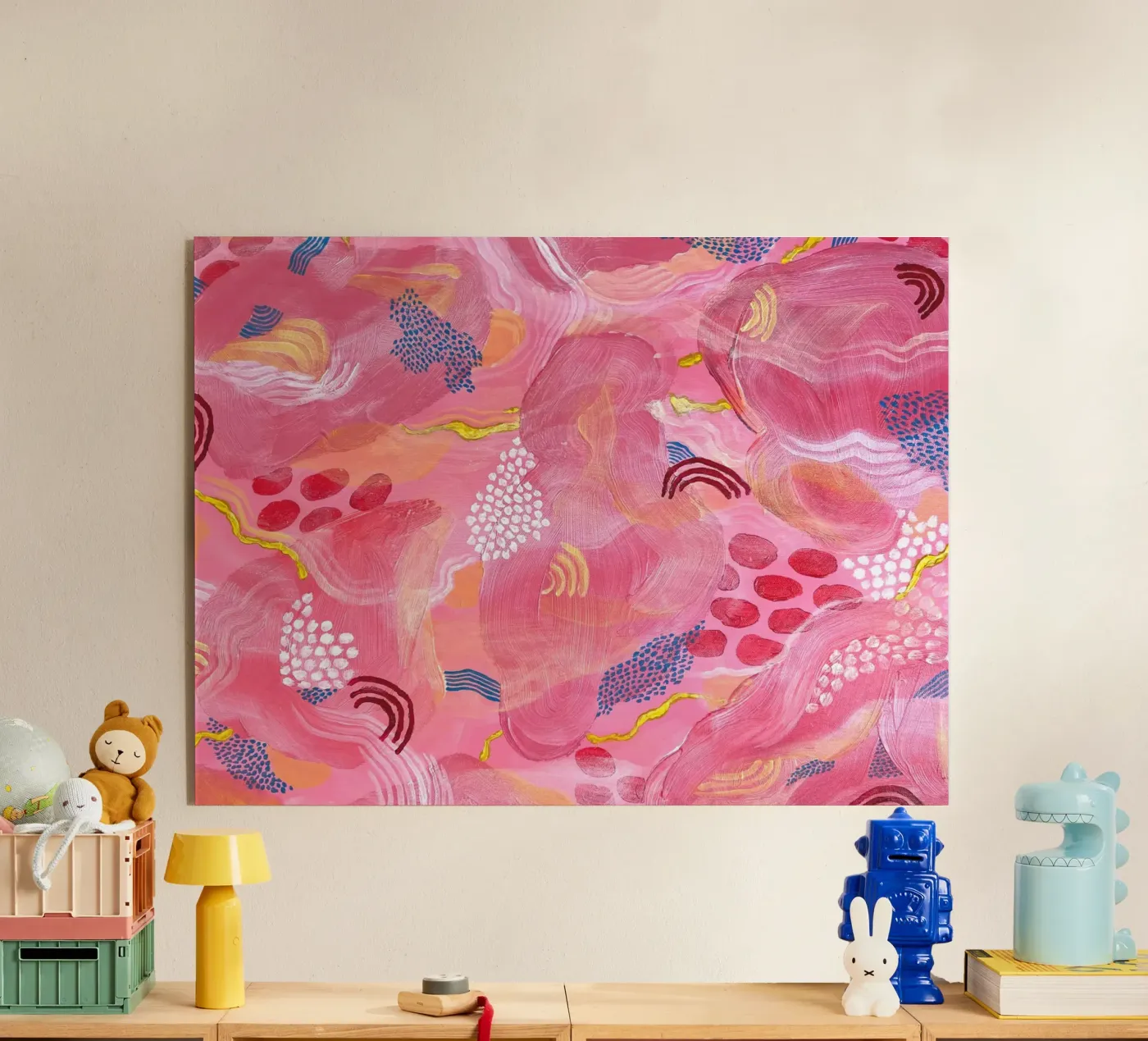 Marshmallow acryl van Laura O'Connor