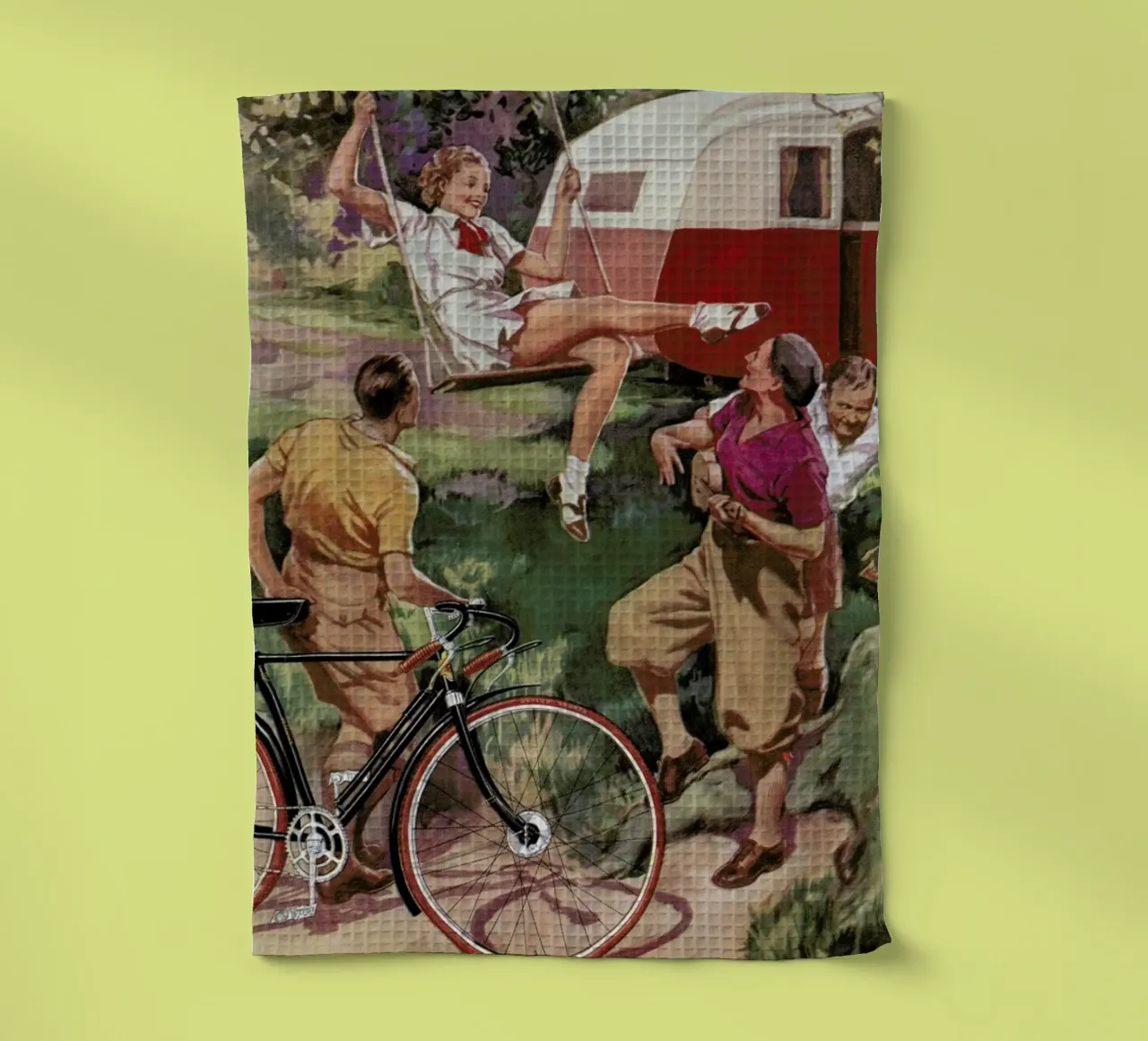 Cycling Caravan canovaccio da cucina da Hemingway Design