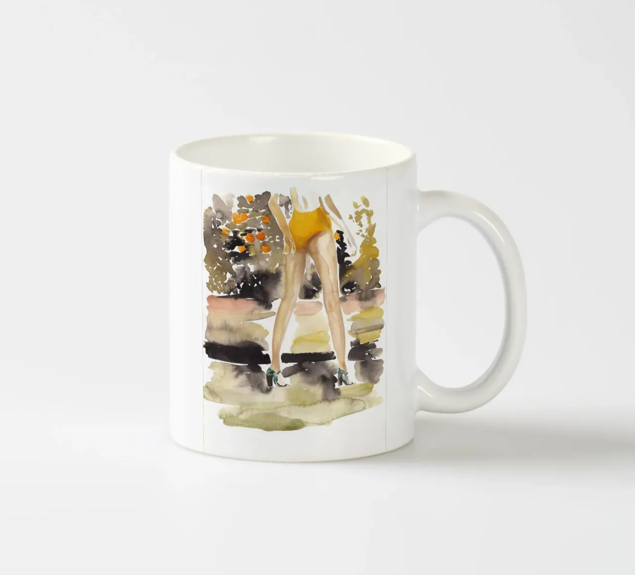 L is for Love and Limoncello tazza in ceramica da Victoria Verbaan
